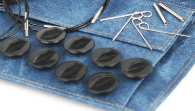Indigo Lykke Knitting Kit: Circular Needles for Cozy Creations